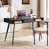 CENGHU Mid Century Modern Computer Desk with USB Ports, Power Outlet & Drawers, Multifunctional Home Office Desk, Writing Study Desk with Drawers - 4 of 4
