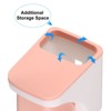Unique Bargains Durable Plastic Magnetic Two-in-One Design No-Punch Installation Toothbrush Holder - 3 of 4