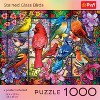 Trefl Red Stained Glass Birds 1000 Piece Puzzle - 2 of 3