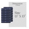 Home Weavers Elegance Essentials 550GSM 100% Cotton Zero Twist Super Absorbent Bath Towel Set - 2 of 4