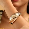 SOHI Women's California Gold The Pavement Statement Bracelet - 3 of 4