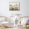 Americanflat Floral Canvas Wall Art Featuring Soft Yellow and Beige Flowers with Grey and Cream Tones - Modern Wall Art - 4 of 4