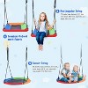 Angel Sar Swing Sets for Backyard, Colorful Outdoor Playset, Swing Set Outdoor for Kids, Climbing Ladder & Swing Ring Set - 3 of 4