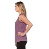 Rekucci Women's Soft Jersey Knit Sleeveless Tank Top – Casual & Versatile Everyday Wear - 2 of 3