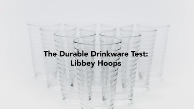 Libbey Hoops Clear Glass 16-Piece Tumbler and Rocks Set