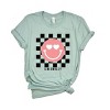 Simply Sage Market S.W.Smiley Valentines Pink Smiley Short Sleeve Tee - 2 of 4