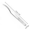 Unique Bargains Women's Mirror Light Dolphin Eyelash Extension Tweezers Silver Tone 1 Pc - image 2 of 3