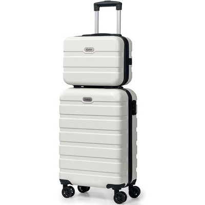 Luupatchy 20 inches Carry On Luggage and 14 inches Mini Cosmetic Cases Luggage Sets,with Expandable Spinner and TSA Lock Business for Men Women