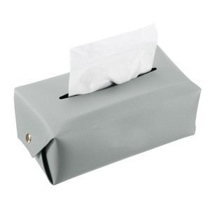 Unique Bargains Button Tissue Box Holder 1 Pc - 1 of 4