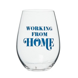 Totalee Gift Working From Home Glass Clear 18 oz - 1 of 1