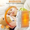 Karl Home 600-Watt Portable Electric Space Heater Oil Filled Radiator Heater in White - 2 of 4