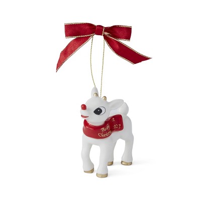 Image of Spode Christmas Tree Rudolph The Red Nosed Reindeer® Baby's First Christmas Ornament 2023