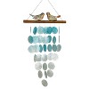 Woodstock Wind Chimes Asli ArtsÃ‚Â® Collection  Love Birds Capiz Chime  29'' Wind Chimes for Outdoor  Patio  Garden Decor - 2 of 4