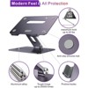 Scarlet Scope Ergonomic Laptop Stand With Heat Vent - 3 of 4