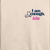 Women's - Barbie - I Am Kenough Lightweight French Terry Wide Neck Long Sleeve Shirt - 2 of 4