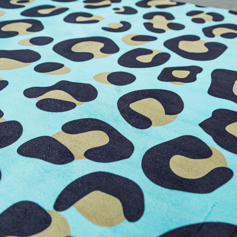 Evergreen Blue Animal Print Layering Mat Inches 11.5 x 9.5 Inches Indoor and Outdoor Decor, 2 of 7