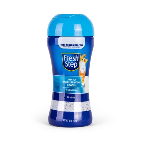 Fresh Step Odor Eliminating Charcoal Powder Cat Litter Box 15oz Target