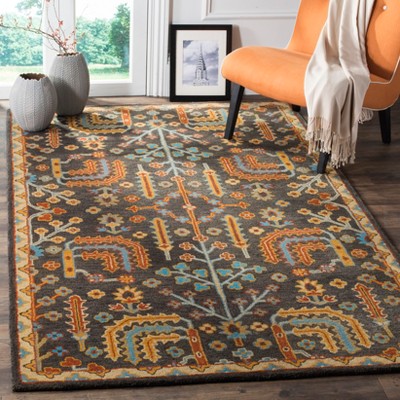 Heritage 3' x 5' Blue Hand-Tufted Wool Area Rug