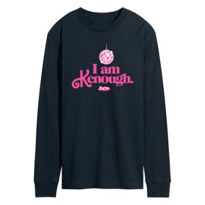Men's - Barbie - I Am Kenough Disco Ball Long Sleeve Graphic T-Shirt - 1 of 3