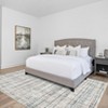 GAOMON Area Rug Modern Faux Linen Texture Area Rug Abstract Accent Carpet Non-Slip Low-Pile Rugs for Living Room - 2 of 4
