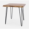 Jofran,Nature's Edge 24'' Solid Acacia Square End Table - 2 of 4