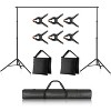 MaseiKar Photo Studio Backdrop Support System, 10ft/3m Wide 6.6ft/2m High Adjustable Background Stand for Portrait & Studio Photography - 4 of 4