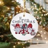 Cute Christmas Tree Ornaments for Decorations Small Tree First Ceramic Christmas Ornaments Gift Gnome Ornament - 2 of 4