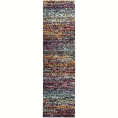 Oriental Weavers Atlas 8037B Multi-colored Indoor Area Rug - 2'6" x 12'