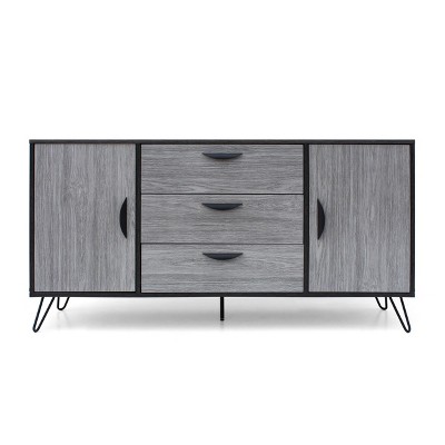 Sincere Mid Century Modern Multipurpose Cabinet Sonoma Gray - Christopher Knight Home