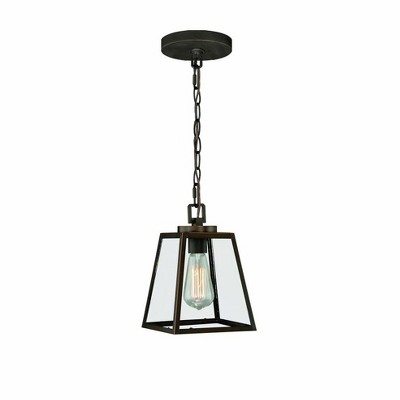 Vaxcel Grant 1 - Light Pendant in  Burnished Bronze
