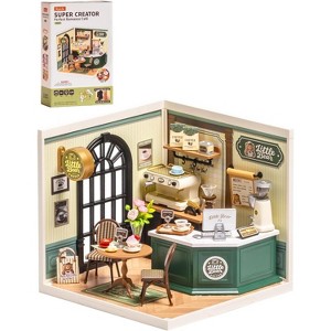 PENTHOUSE &PAVEMENTミニチュアハウスセット Rolife Super Creator Perfect Romance Cafe Miniature House Kit, No