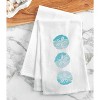 C&F Home Sand Dollar Trio Embroidered Cotton Flour Sack Kitchen Towel - 2 of 3