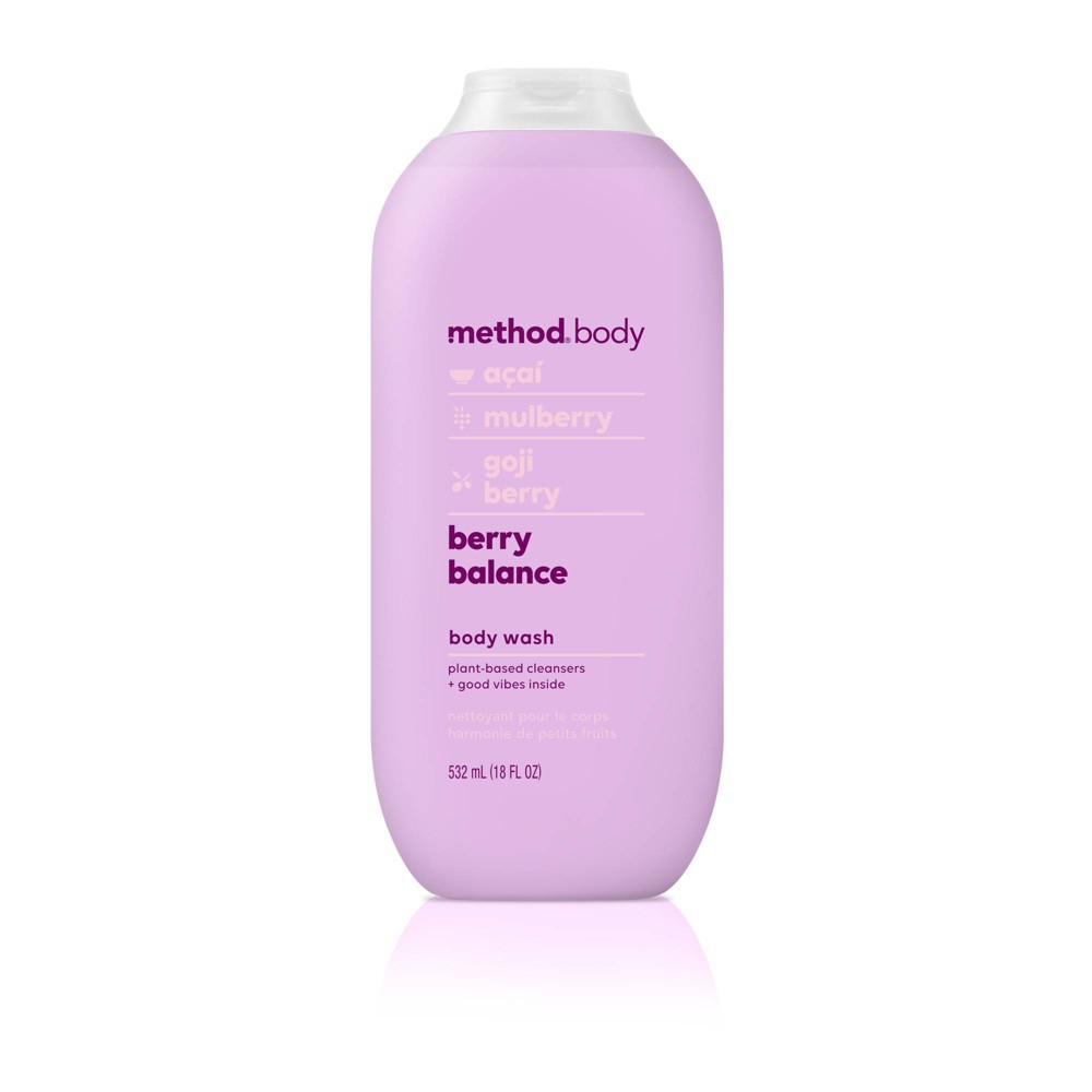 Photos - Shower Gel Method Body Wash - Berry Balance - 18 fl oz 