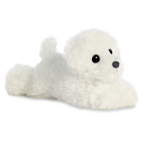 Aurora Mini Flopsie 8" Snowball Bichon Frise White Stuffed Animal : Target