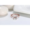 Amore Engagement Ring Women 1, 2 or 3Ct Topaz Sterling Ginger Lyne Collection - 3 of 4