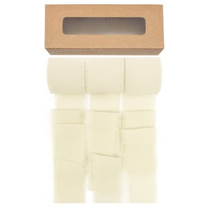 Wrapables 1.5 In x 21 Yd Fringe Chiffon Ribbons (3pcs) - 1 of 4