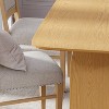 SpassWay 30" H Modern Double Pedestal Table Versatile for Dining Conference and Gaming (Black/Walnut/Natural) - 4 of 4