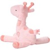 Lambs & Ivy Snuggle Jungle Pink Giraffe Plush Stuffed Animal Toy - Snuggles - 4 of 4