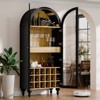 FURNIinspire Utility Storage Cabinets Freestanding Storage Cabinet Clear Display Case - 4 of 4