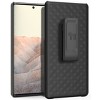 Nakedcellphone Case with Stand and Belt Clip Holster for Google Pixel 6 Pro - Black - 3 of 4