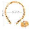 Unique Bargains Women's Fashion Straw Wide-side Headband 6.30"x2.17" 1 Pc - 4 of 4