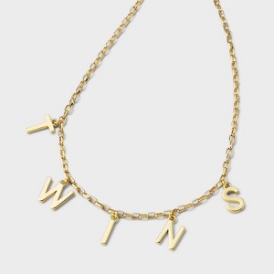 Bijoux Sport by Luv Aj MLB Gold Charm Letter Necklace - 1 of 4