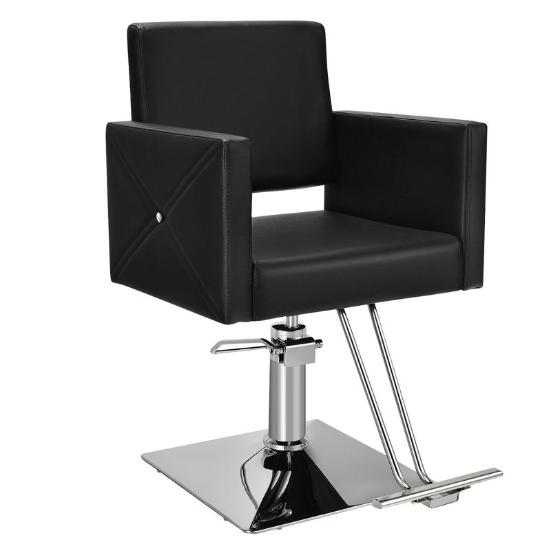 Costway Salon Chair for Hair Stylist Adjustable Swivel Hydraulic Barber Styling Chair, 1 of 11