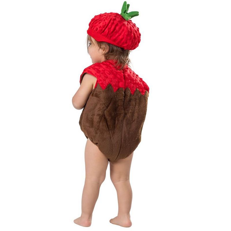 Dress Up America Chocolate Dipped Strawberry Costume for Babies, 2 of 4