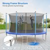 10FT 12FT 14FT 16FT Trampoline with Safety Enclosure & Ladder - Recreational Trampolines for Kids/Adults, ASTM Certified Outdoor Bounce - 4 of 4