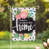 Floral Home Burlap Garden Flag - 2 of 4