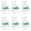 vidaXL Garden Chair Cushions 6 pcs Gray 15.7"x15.7"x1.2" Oxford Fabric - 4 of 4
