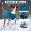 Warm Dog Coat Dog Winter Coat with Thick Fleece,Zippered Dogs Cold Weather Coats,Water-Repellent Windproof Doggy Snow Jacket - 4 of 4