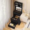 Dressing Table with Flip Top LED Illuminated Mirror, Vanity Table with Internal Storage Area - 4 of 4