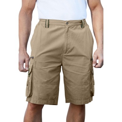 Boulder Creek by KingSize Men's Big & Tall Ripstop Cargo Shorts